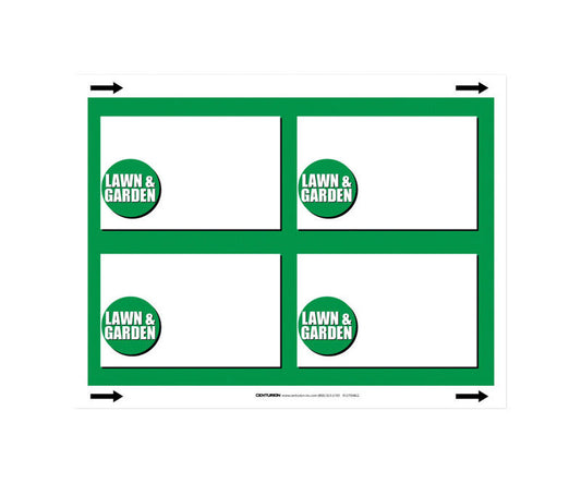 11 in. H X 8.5 in. W Office Supplies/Stationary Sign 100 each