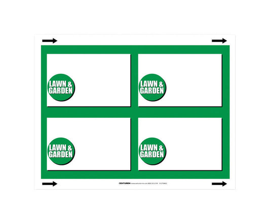 11 in. H X 8.5 in. W Office Supplies/Stationary Sign 25 each