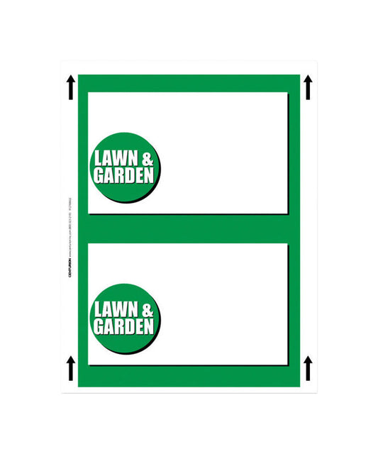 11 in. H X 8.5 in. W Office Supplies/Stationary Sign 100 each